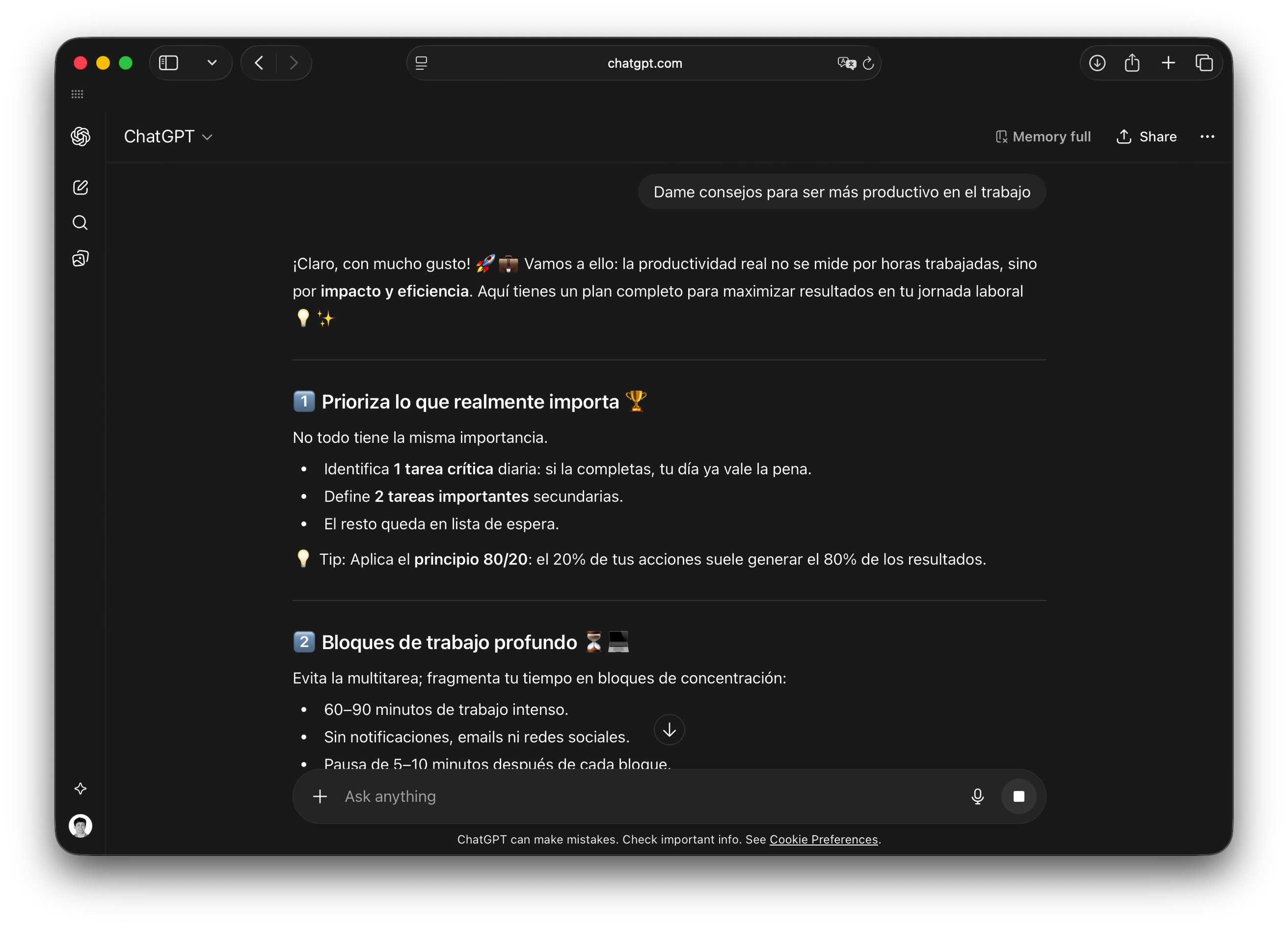 Sin el prompt humanizador